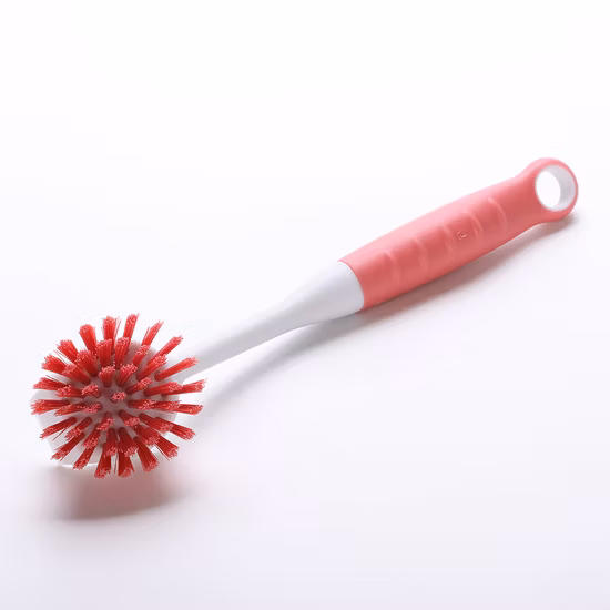 Escova de limpeza com cabo de plástico Venda quente de ferramenta manual de escova de prato para uso doméstico